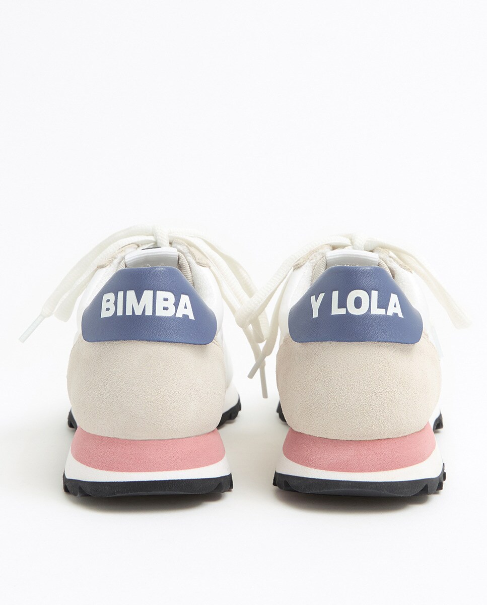 Zapatillas deportivas de mujer retro en color blanco · Bimba y Lola · El  Corte Inglés