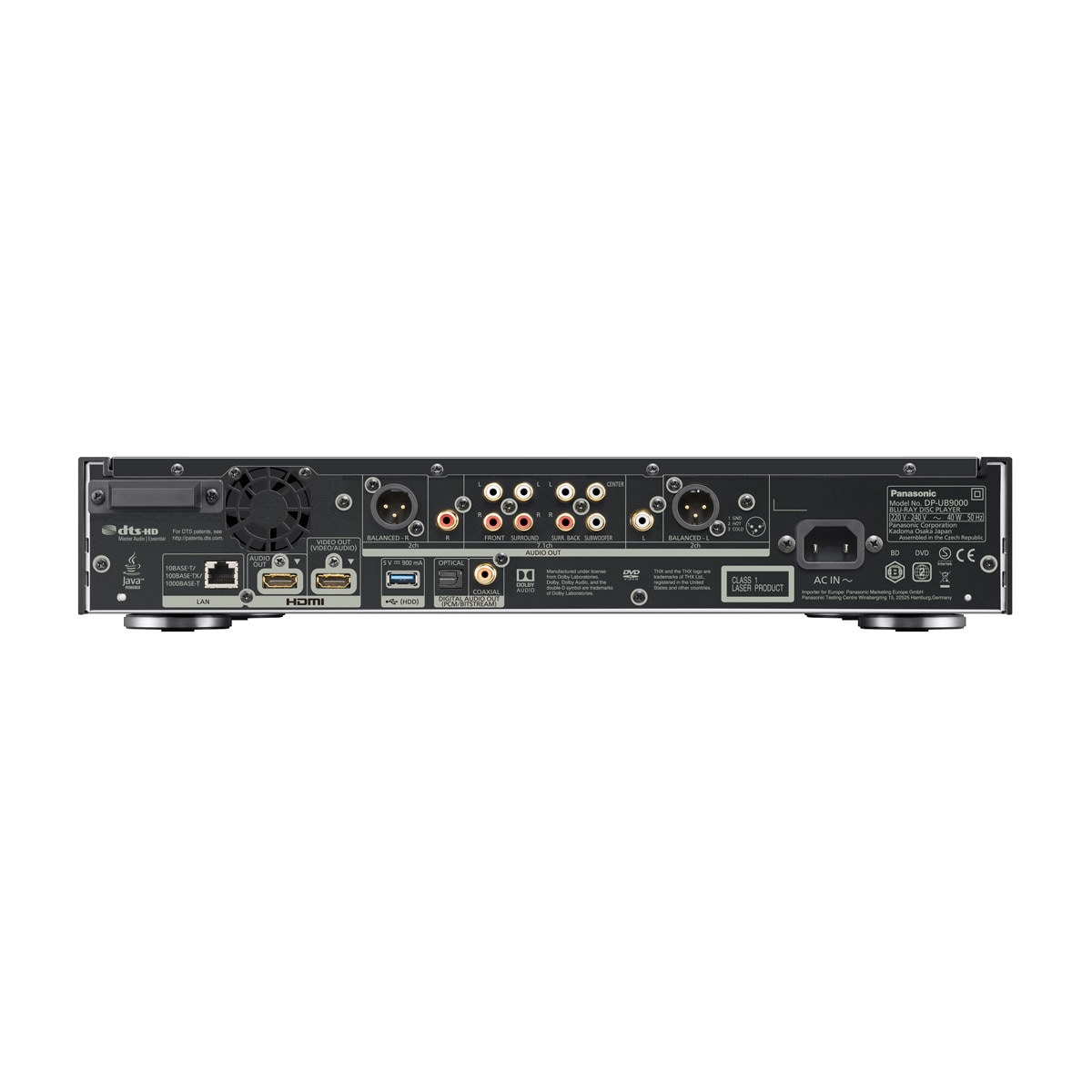 Reproductor Panasonic DP-UB9000EG1 Ultra HD Blu-ray Negro-2