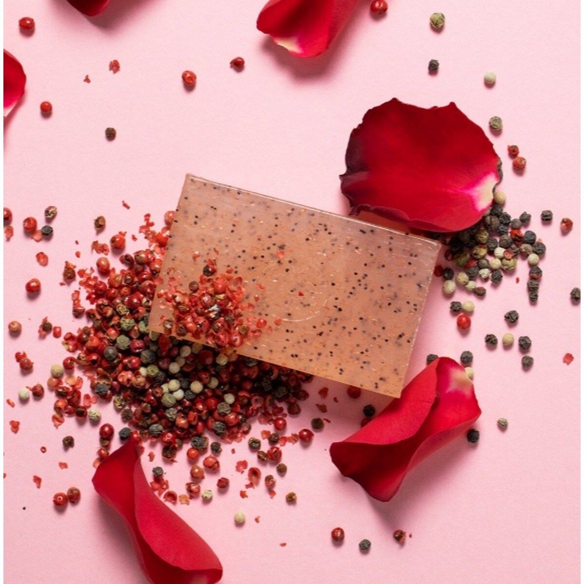 Sabonete Natural Com Rosa e Pimenta - 125 g 2