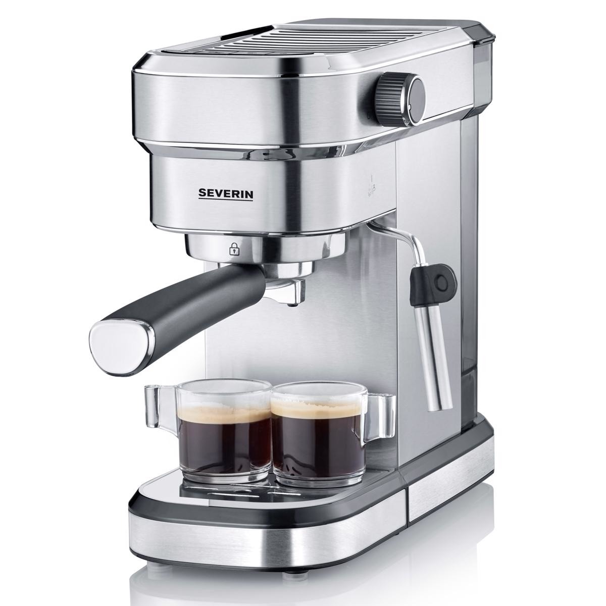 Máquina de Café Manual Severin KA5994 de 15 bar para Café Moído ou Pastilhas - Inox Inox-3