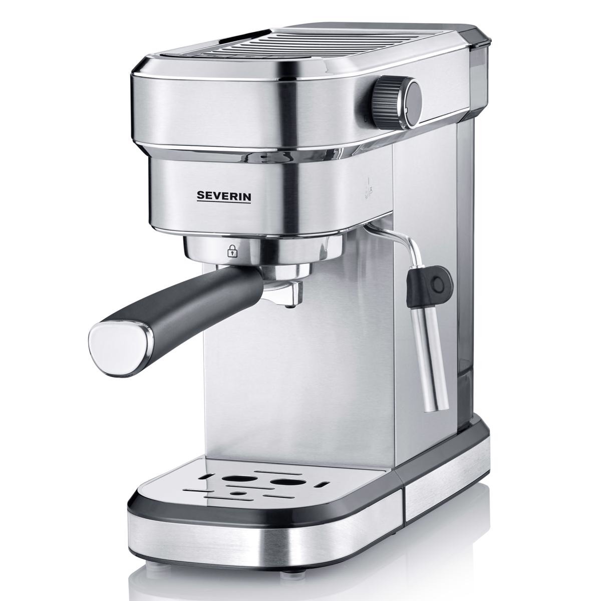 Máquina de Café Manual Severin KA5994 de 15 bar para Café Moído ou Pastilhas - Inox Inox-1