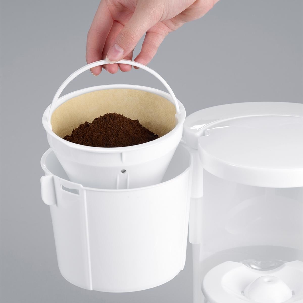 Máquina de Café de Filtro Severin KA4478 de 800 W - 10 Chávenas - Branco Branco-4