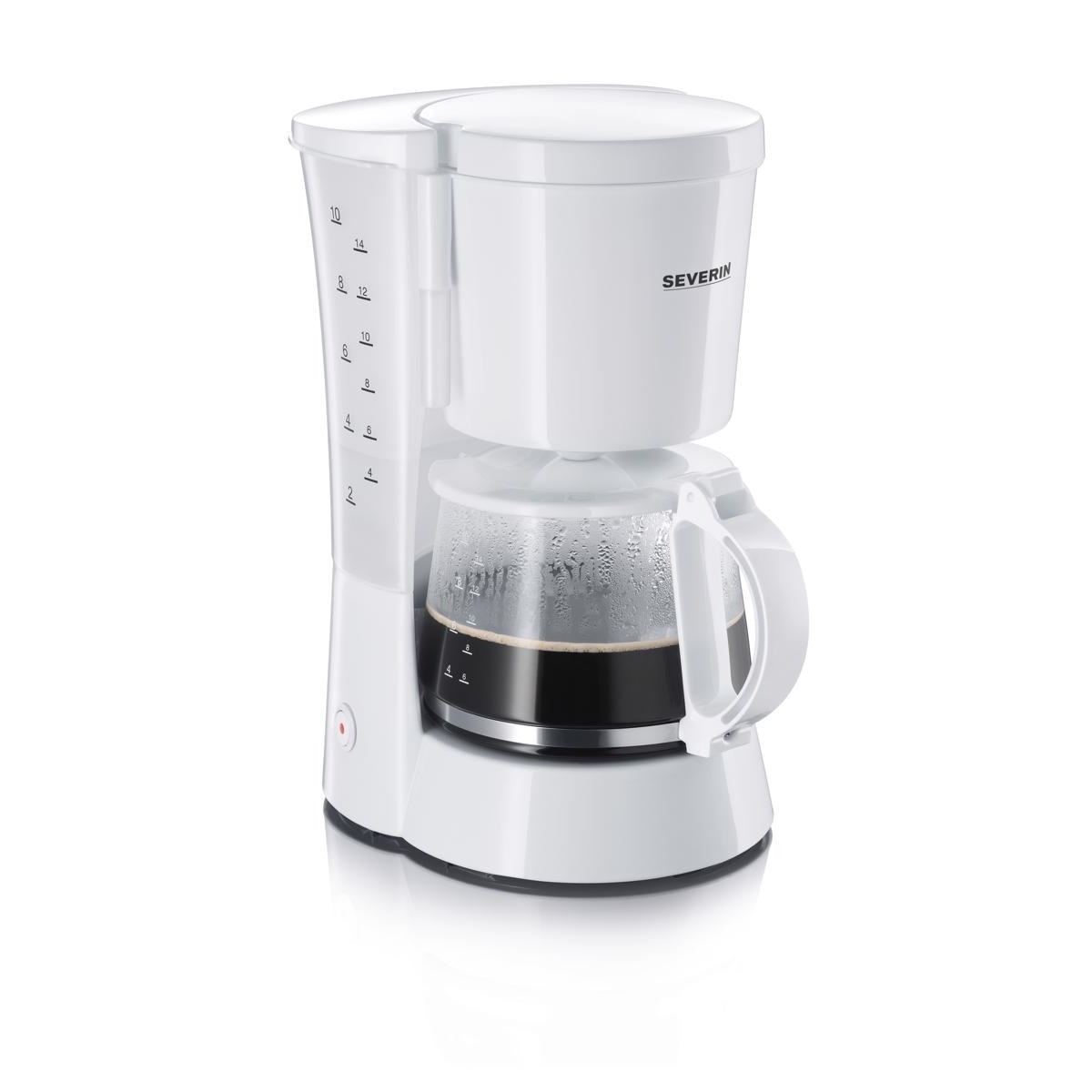 Máquina de Café de Filtro Severin KA4478 de 800 W - 10 Chávenas - Branco Branco-1