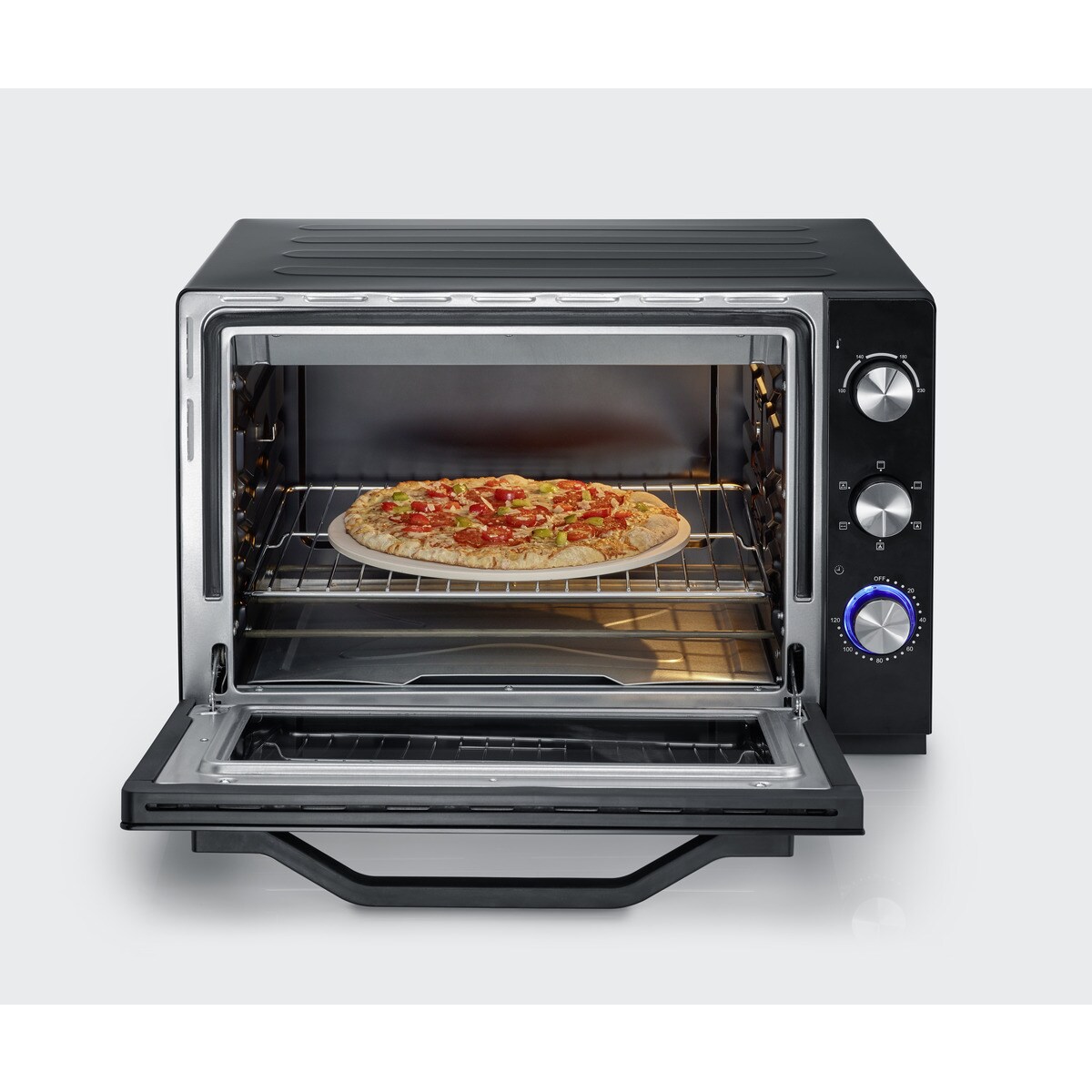 Forno Mini Elétrico Severin TO2066 de 2200 W com Capacidade de 60 Litros - Preto Preto-6