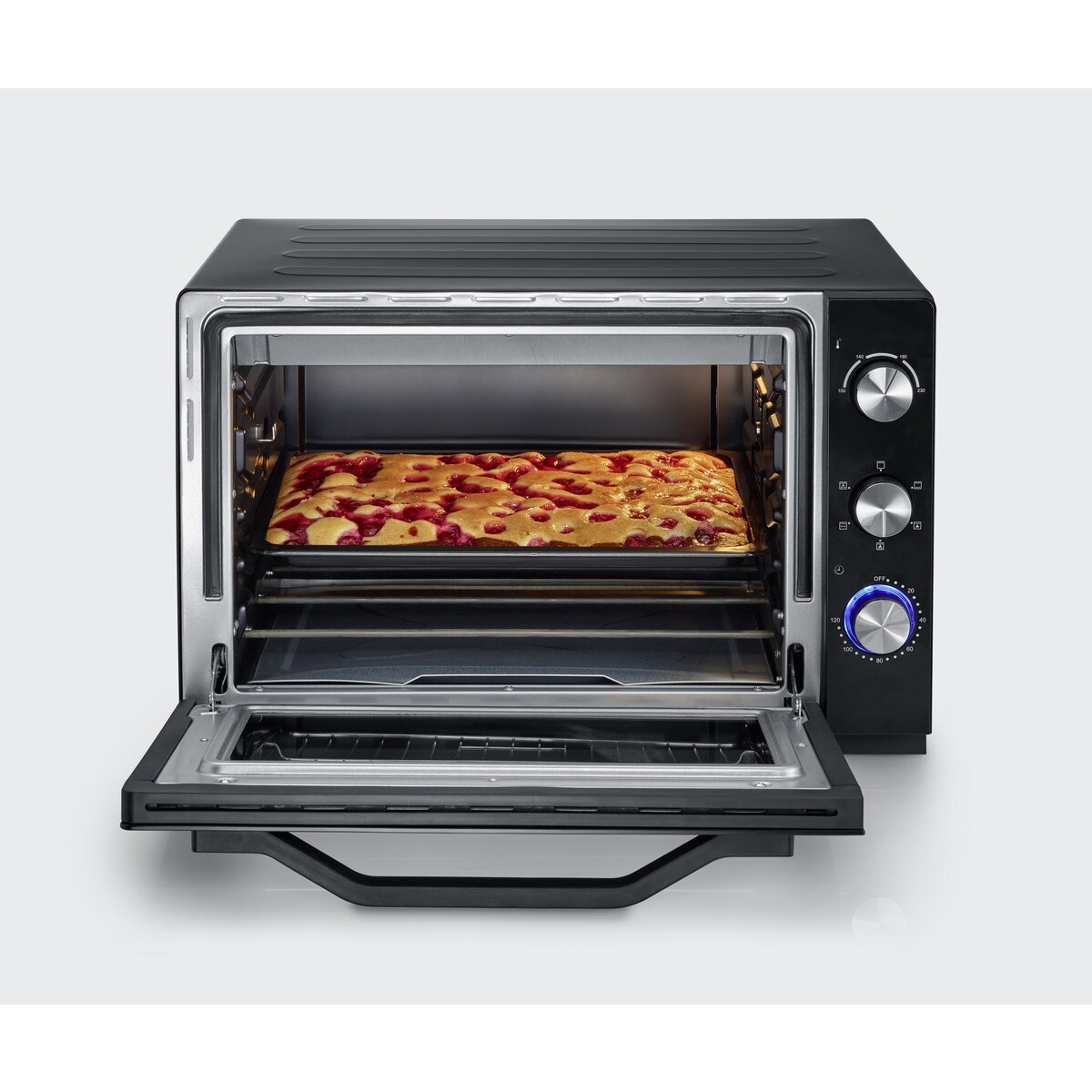 Forno Mini Elétrico Severin TO2066 de 2200 W com Capacidade de 60 Litros - Preto Preto-5