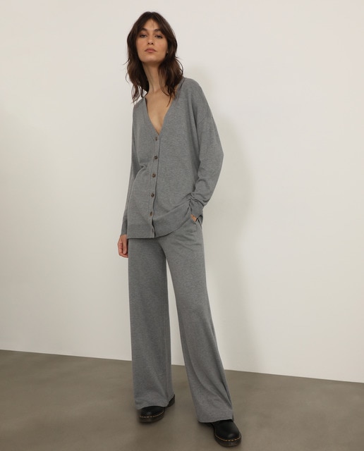Pantalón ancho punto cintura elástica · Fórmula Joven · El Corte Inglés
