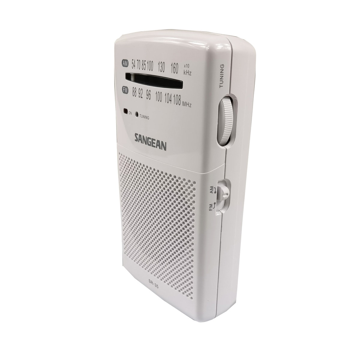 Radio de bolsillo Sangean SSR35W AM/FM Blanco-1
