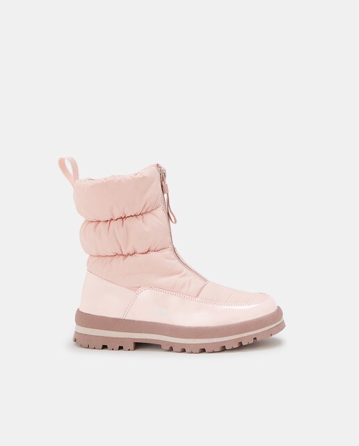Botas de niña Xti en rosa con cremallera central · Xti · El Corte Inglés