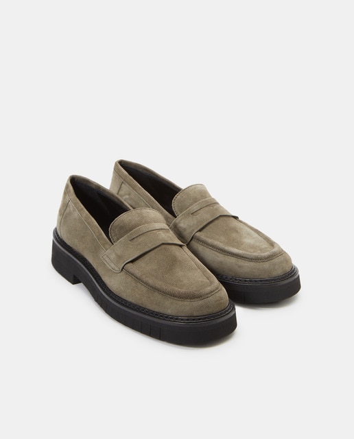 mocasines de ante mujer