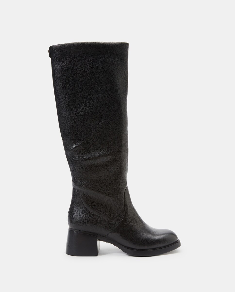Botas de mujer Wonders en piel de color negro · Wonders · El Corte Inglés