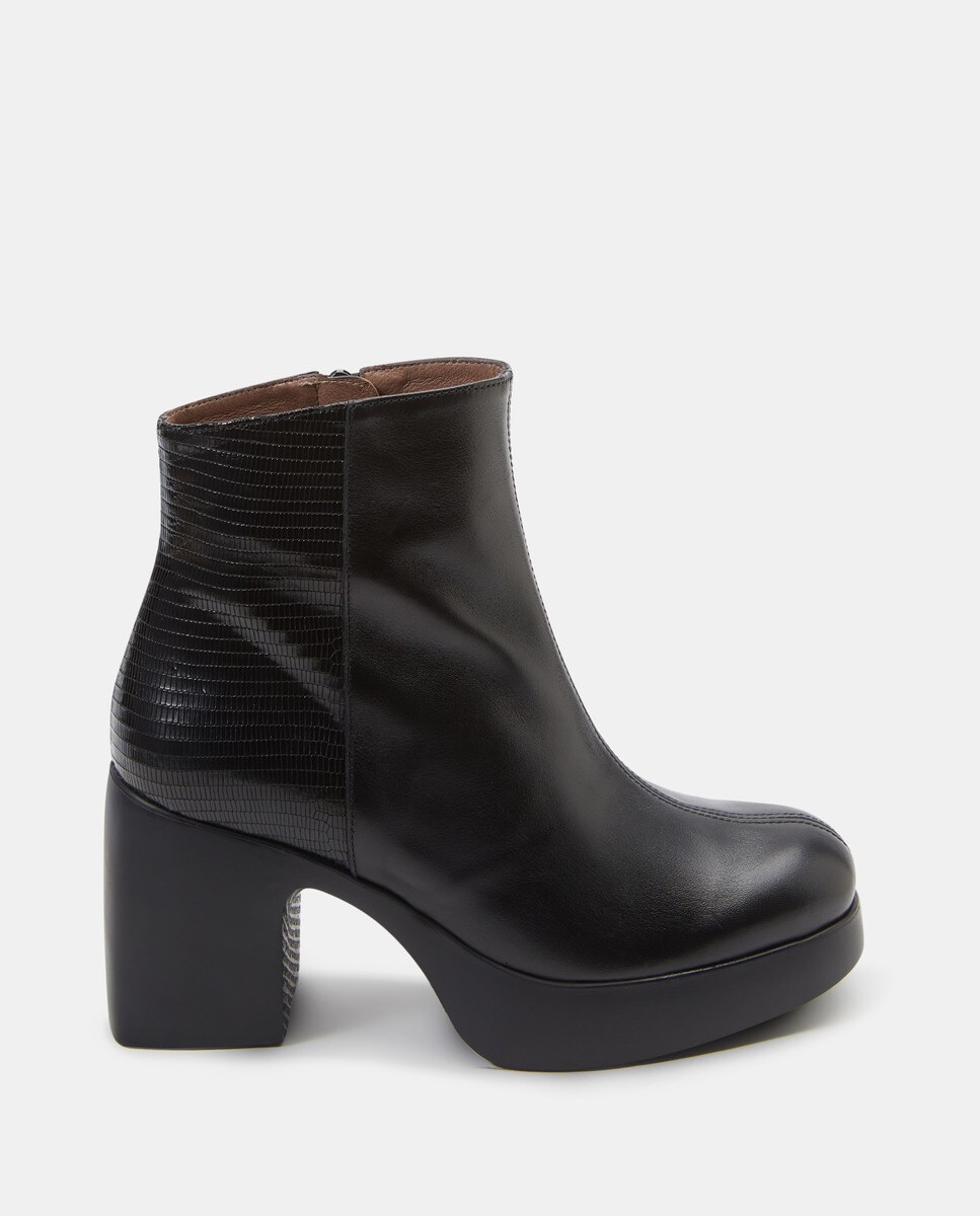 Botines de mujer Wonders de piel en color negro · Wonders · El Corte Inglés