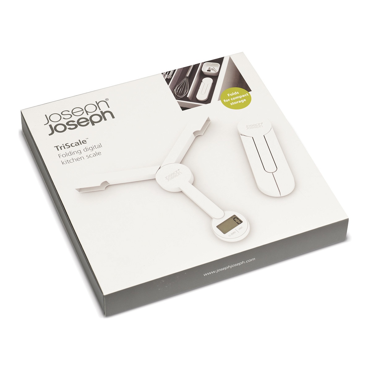 Balança de cozinha digital dobrável Triscale Branco-2