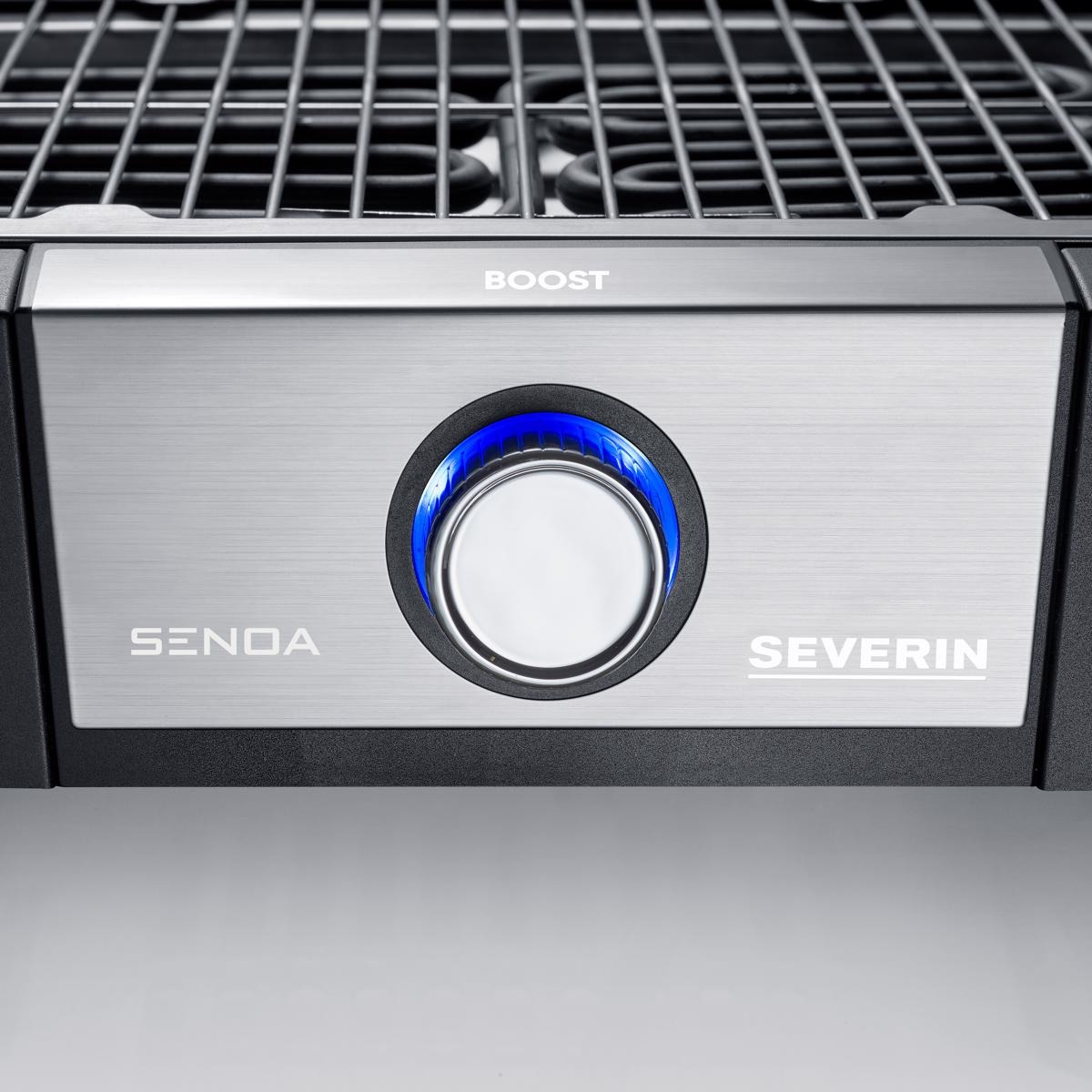 Grelhador de Resistência Severin PG8113 SafeTouch e BoostZone de 3000W - Preto e Inox Inox/Preto-7