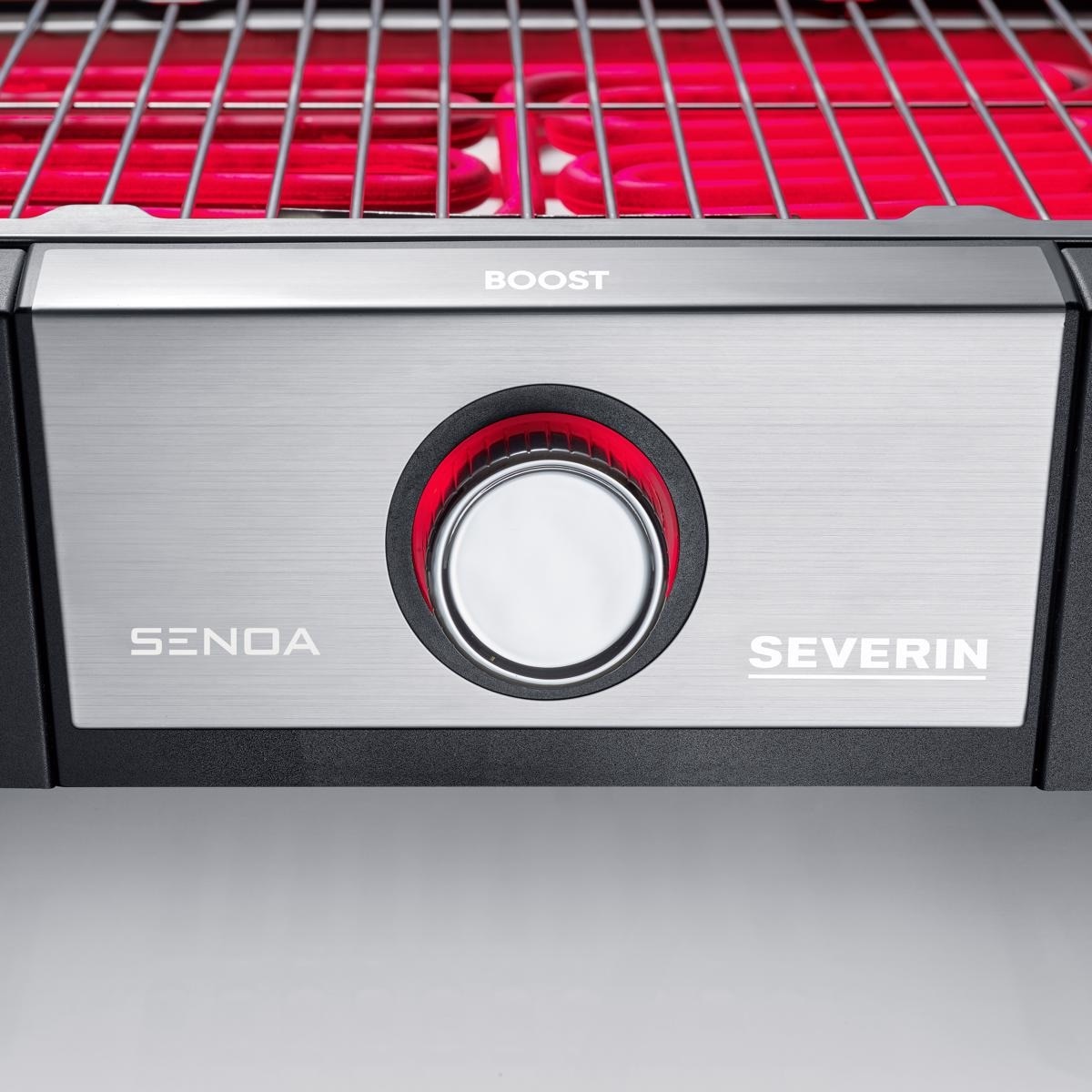 Grelhador de Resistência Severin PG8113 SafeTouch e BoostZone de 3000W - Preto e Inox Inox/Preto-6
