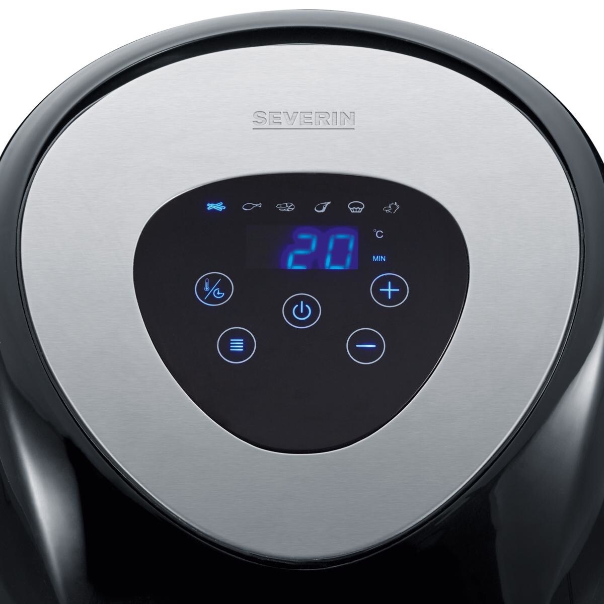 Fritadeira Air Fryer Severin FR 2430 sem Óleo de 1500 W e Capacidade de 3,2 Litros - Preto Preto-4