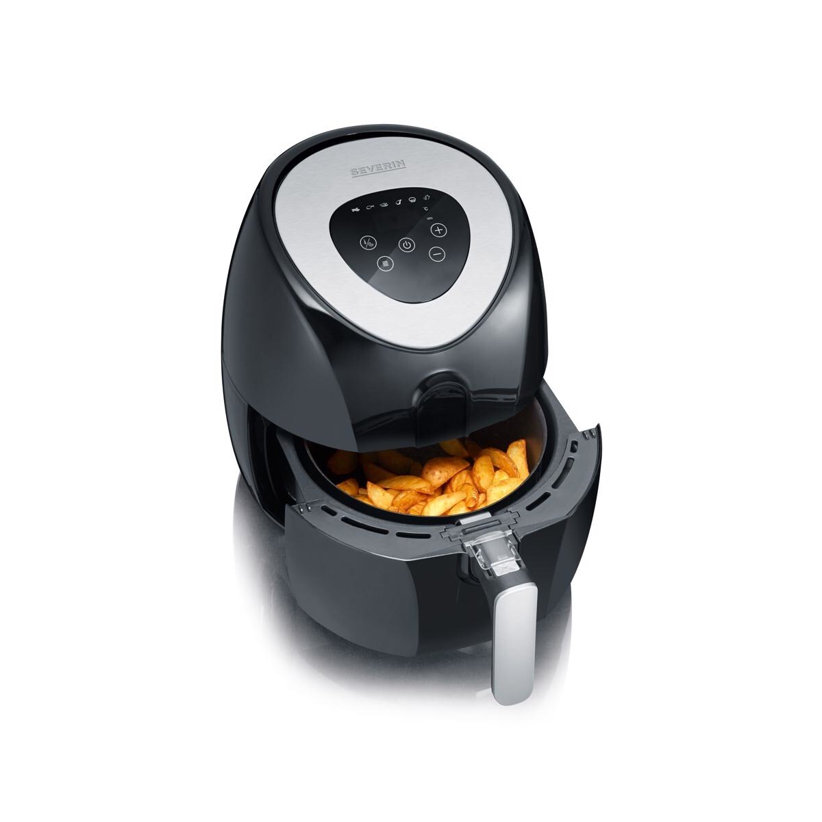 Fritadeira Air Fryer Severin FR 2430 sem Óleo de 1500 W e Capacidade de 3,2 Litros - Preto Preto-3
