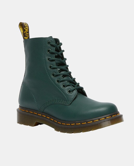 Botas de mujer en piel de color verde · Dr. Martens · El Corte Inglés