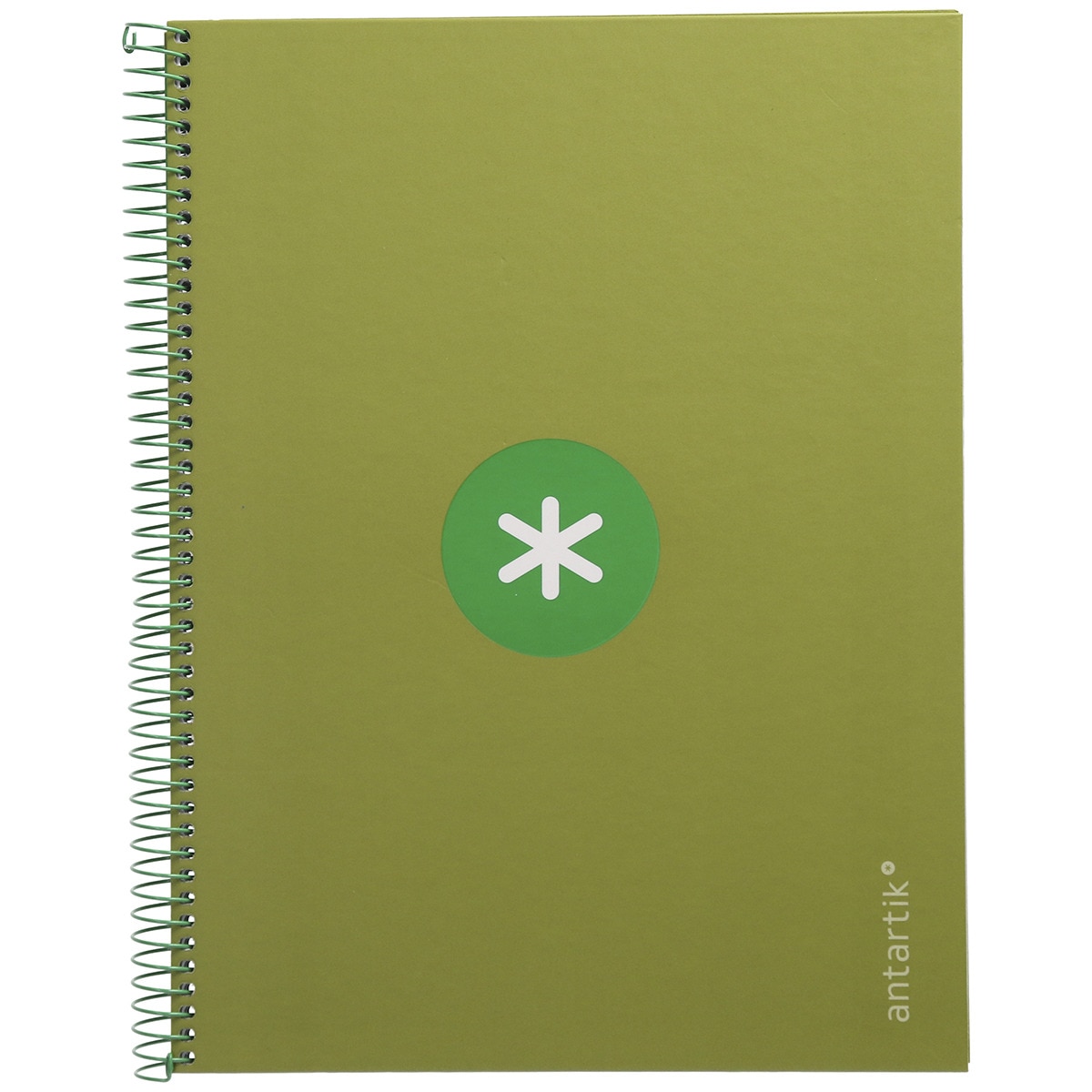 Imagen 0 de Cuaderno Espiral A4 Cuadro 5mm  Antartik Verde