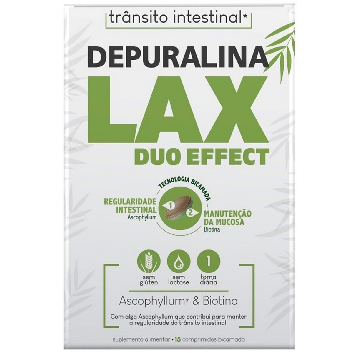 Imagem 0 de Suplemento Alimentar Lax Duo Effect 15 Comp. Depuralina