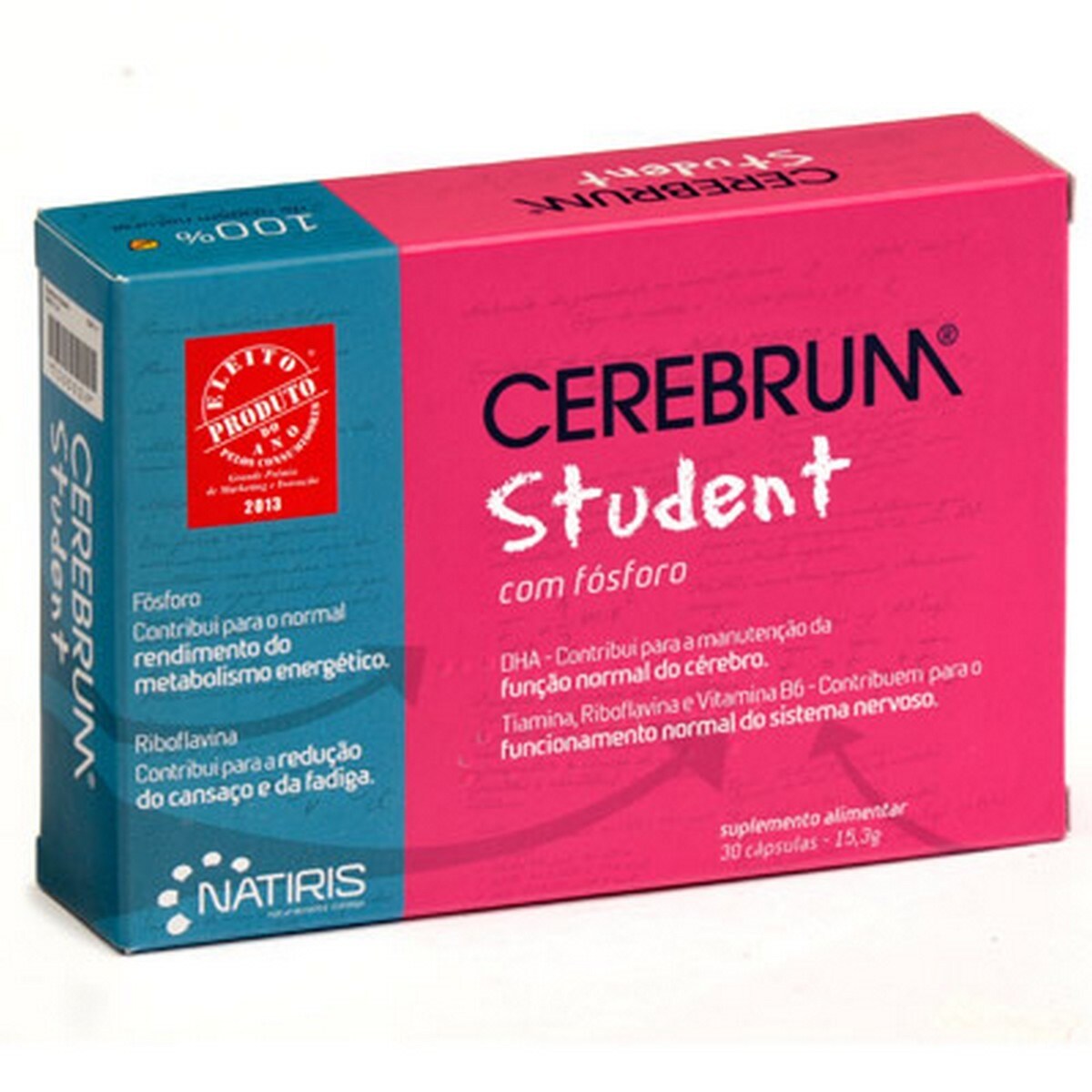 Suplemento Alimentar Cerebrum Student 30 Cápsulas Natiris Natipharma 1
