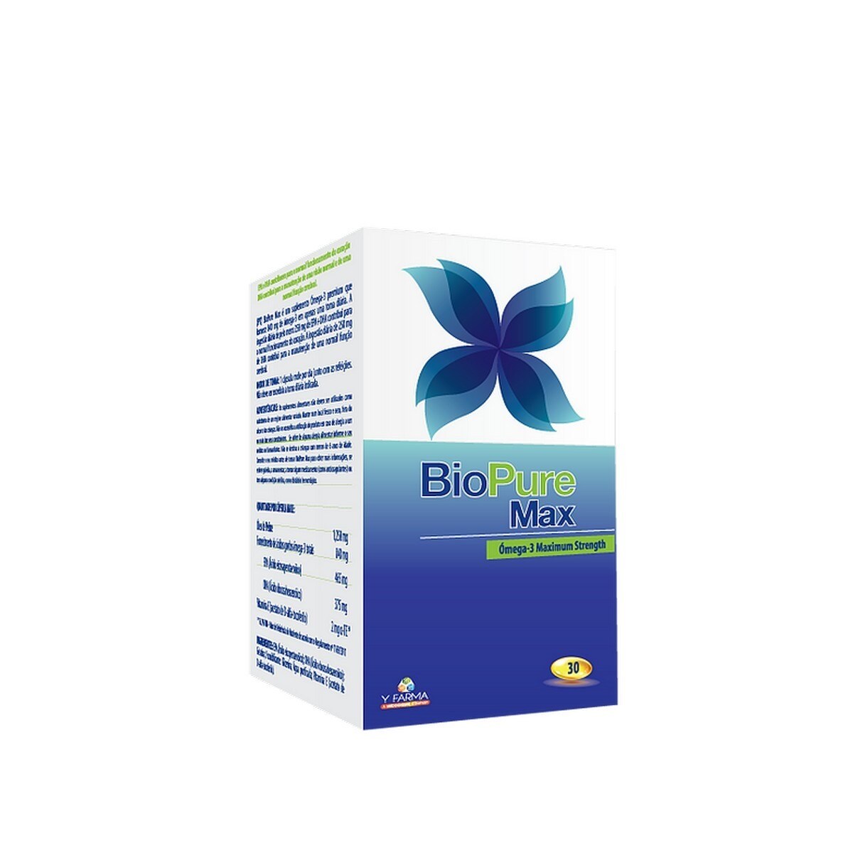 Suplemento Alimentar Biopure Max 30 Cápsulas Y Farma 1