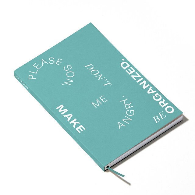 Imagen 0 de Cuaderno Bullet  "Make Organized" A5 Hojas Puntos Octagon Design Azul Turquesa