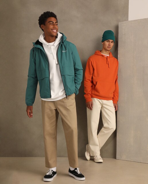 Cazadora de hombre verde con capucha · Green Coast · El Corte Inglés