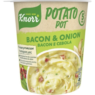 Potato Pot Bacon & Cebola embalagem 58 g - Knorr