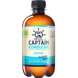 Bebida Chá Fermentado Original Biológica embalagem 400 ml - Captain Kombucha