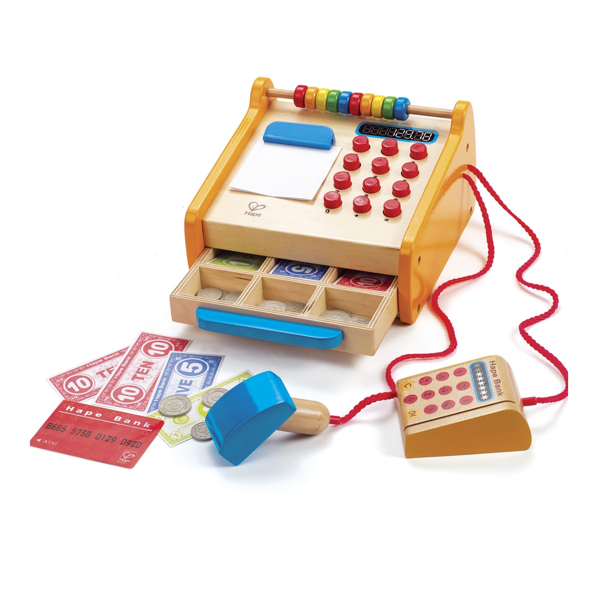 Hape - Juguete Caja Registradora Con Ábaco