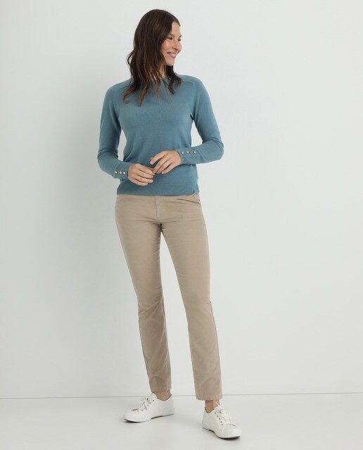 Comprar Pantalón de mujer pana cintura rib · Unit · Hipercor