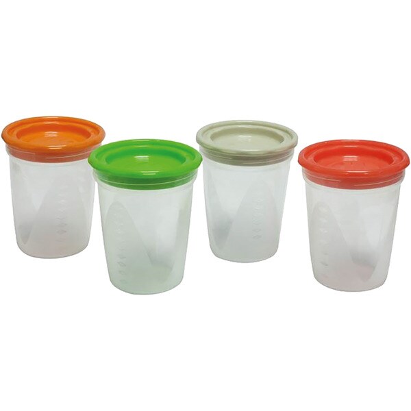 Buy Bebe Gourmet Stackable 0 Ml Food Preservation Containers Blister 4 Units Tigex Supermercado El Corte Ingles