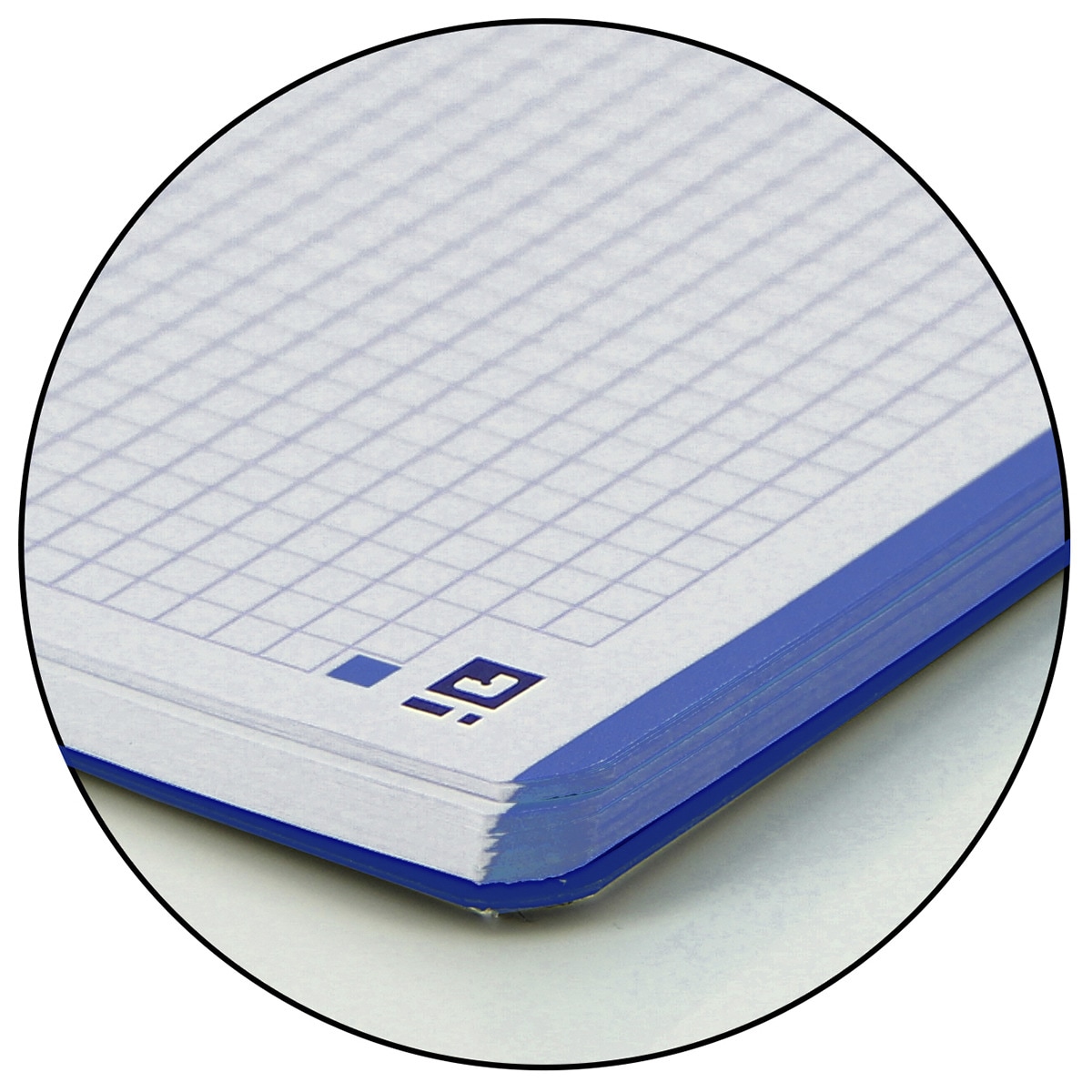 Cuaderno Microperforado Oxford 1 Live&Go Tapa Plástico A4+ 80 Hojas 5X5 Azul Marino Azul marino-2
