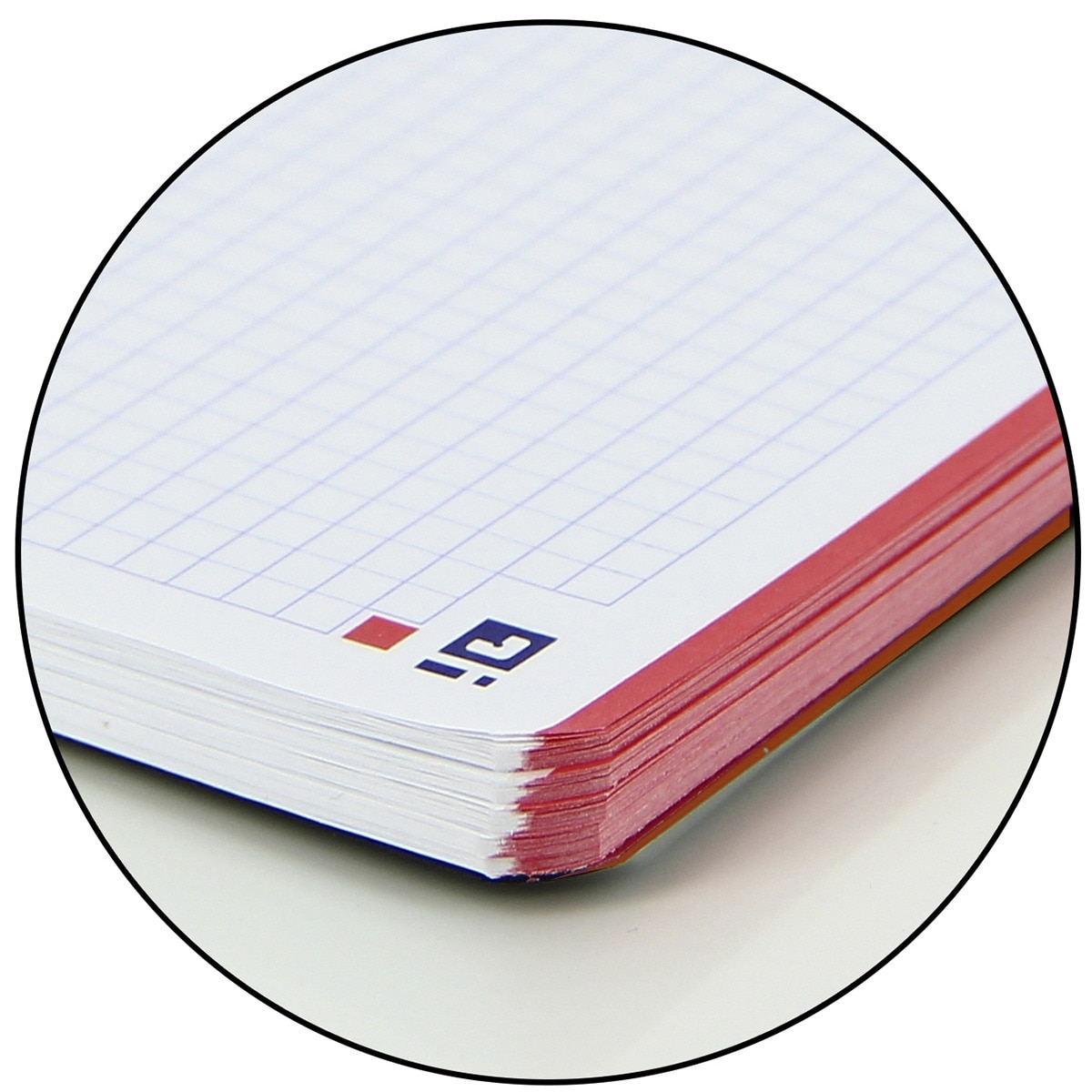 Cuaderno Microperforado Oxford  1 Live&Go Tapa Plástico A4+ 80 Hojas 5X5 Rojo Rojo-2
