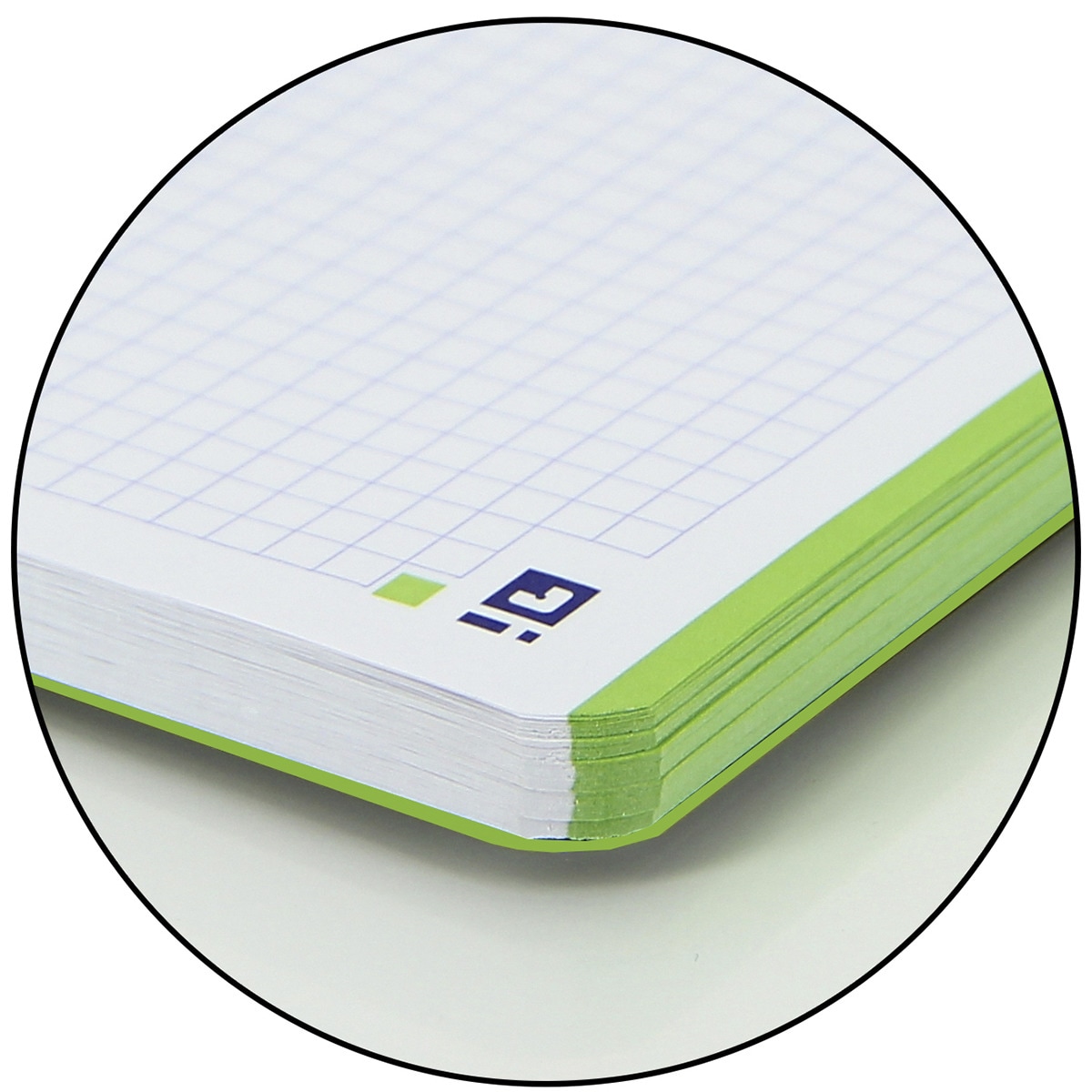 Cuaderno Microperforado Oxford  1 Live&Go Tapa Plástico A4+ 80 Hojas 5X5 Verde Green-2