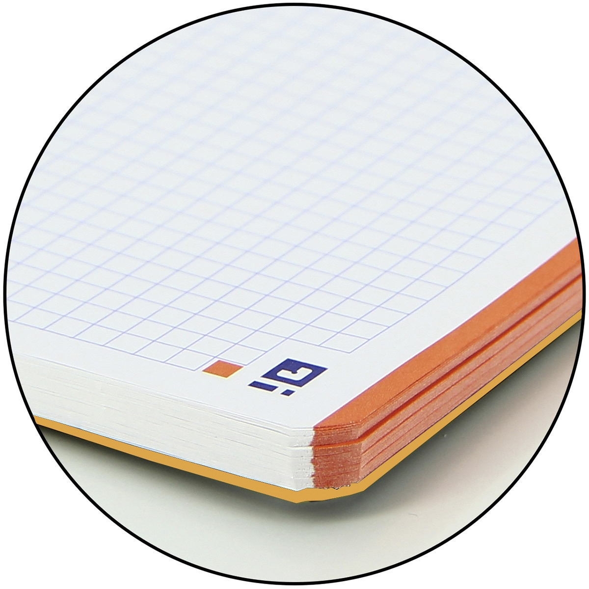 Cuaderno Microperforado Oxford  1 Live&Go Tapa Plástico A4+ 80 Hojas 5X5 Melocotón Melocotón-2