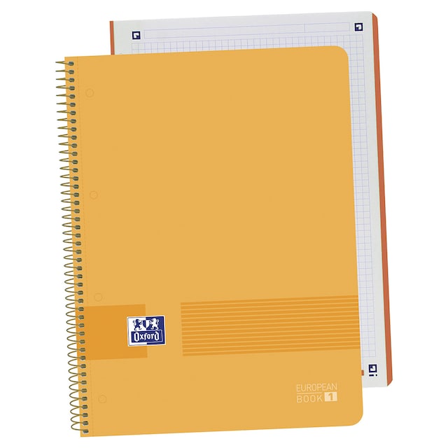 Imagen 0 de Cuaderno Microperforado Oxford  1 Live&Go Tapa Plástico A4+ 80 Hojas 5X5 Melocotón