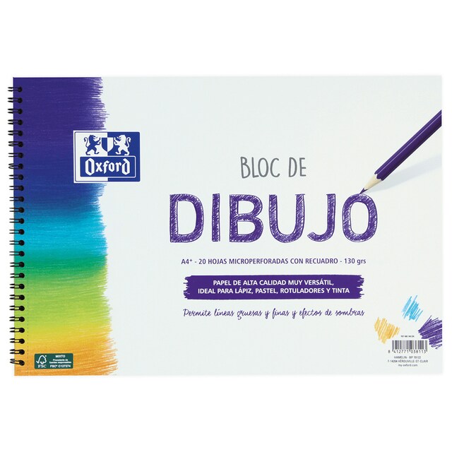 Imagem 0 de Bloco Desenho A4+ 20 Folhas Quadrícula 130 G