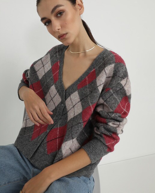 Chaqueta punto rombos · Fórmula Joven · El Corte Inglés
