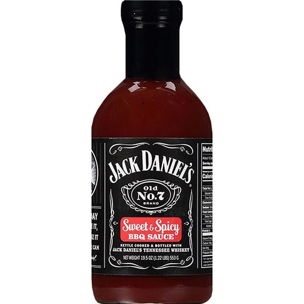 salsa barbacoa dulce y picante botella 553 g
