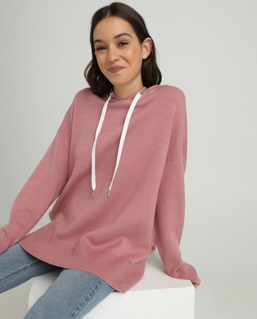 Jersey liso de mujer con capucha · Green Coast · El Corte Inglés