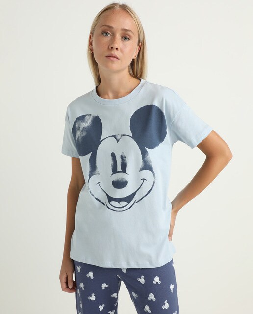 Camiseta de pijama de mujer con estampado Mickey · Easy Wear · El Corte  Inglés