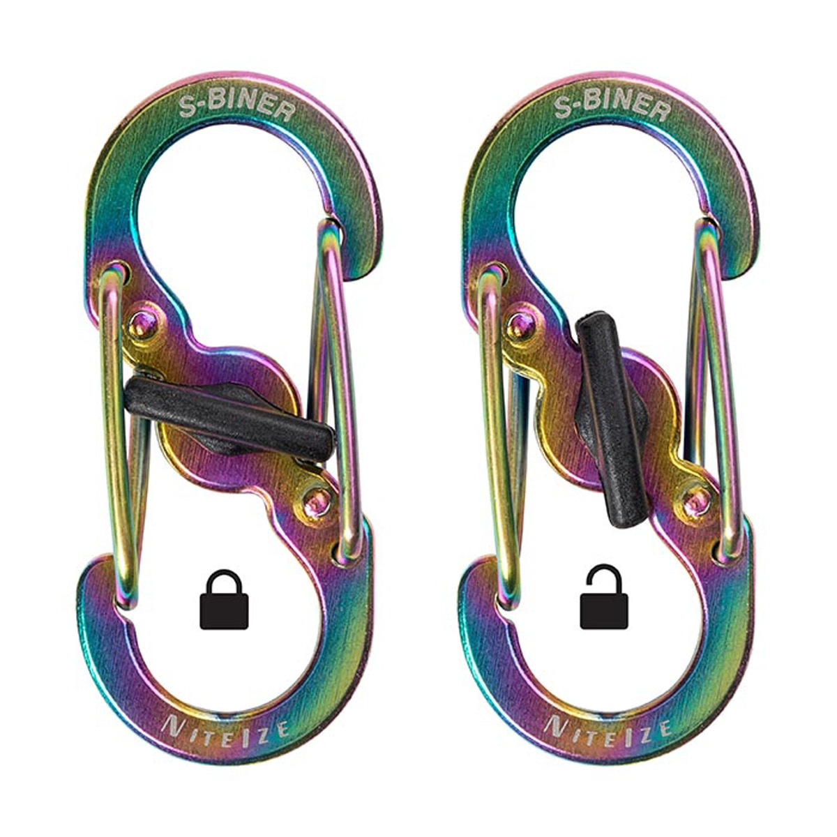 Imagem 0 de 5 Mosquetões Iridescentes