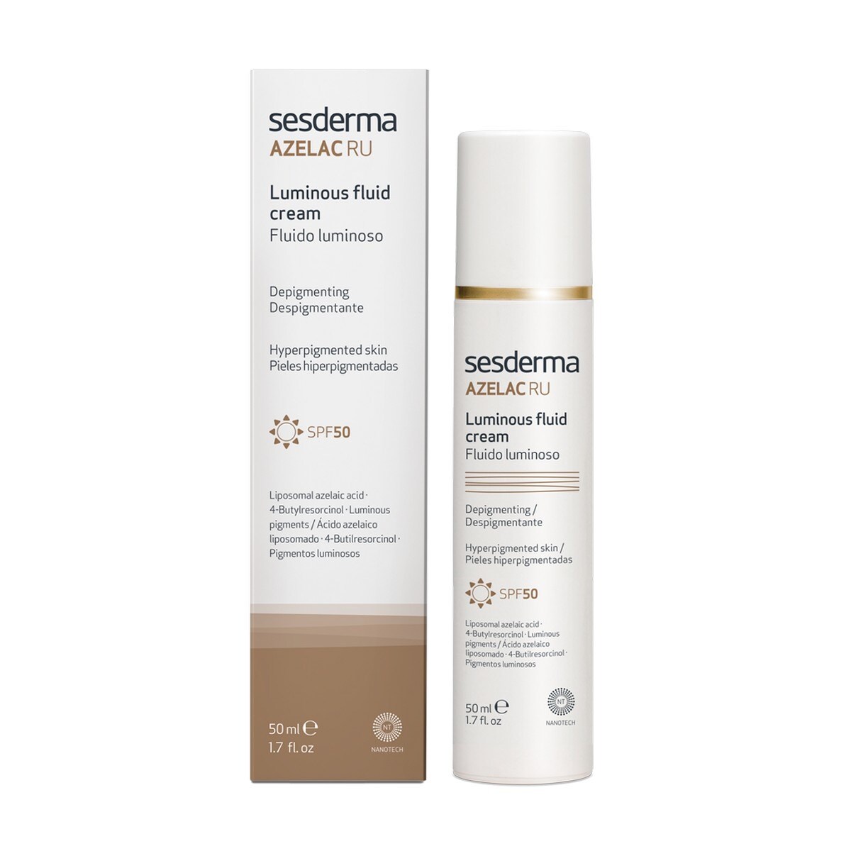 Fluido Luminoso Azelac RU SPF50 50ml Sesderma 1