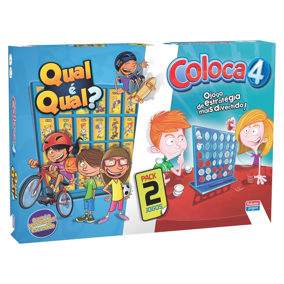 Imagem 0 de Coloca 4 + Qual é Qual?? Falomir