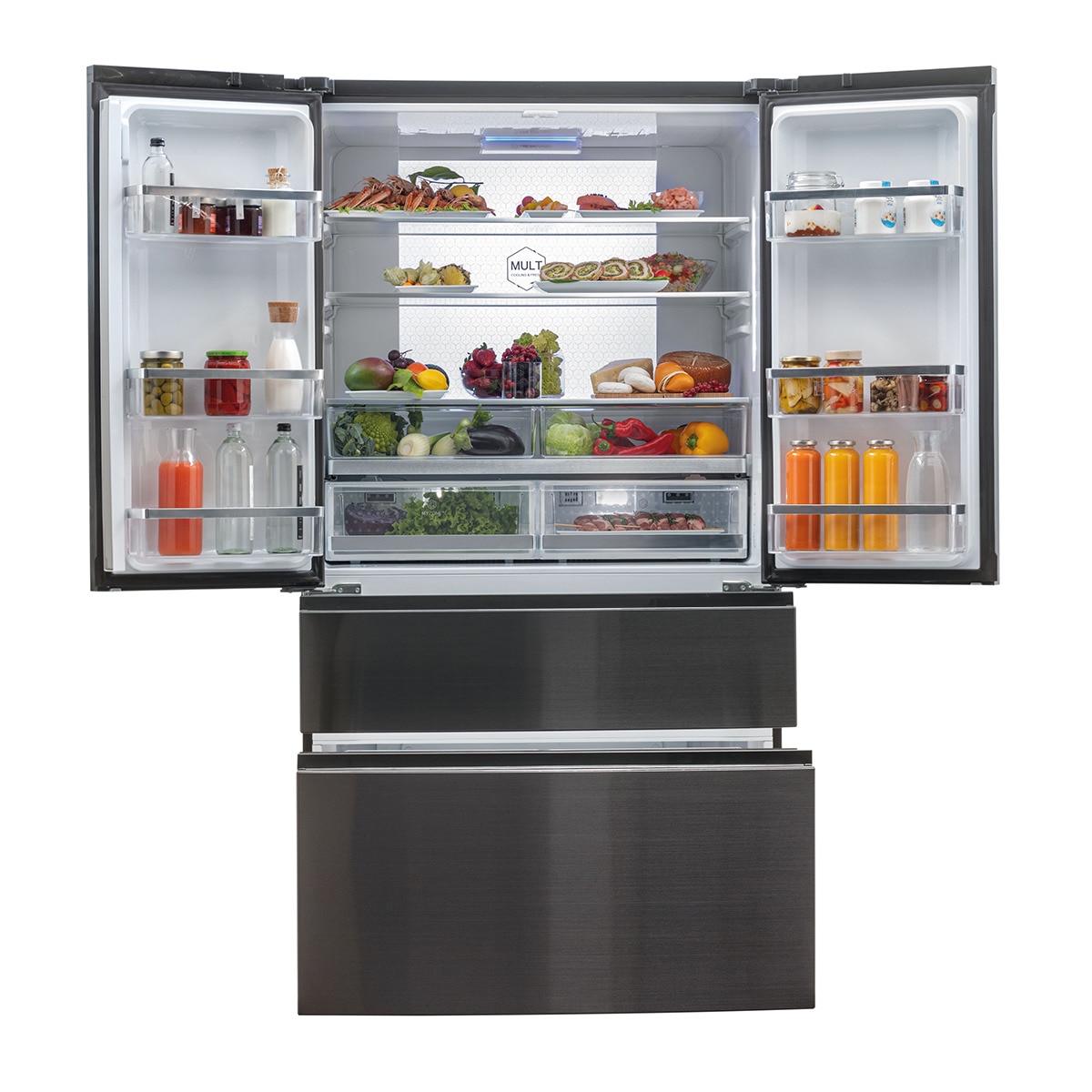 Frigorífico Side by Side Haier French Door HB26FSNAAA 4 puertas