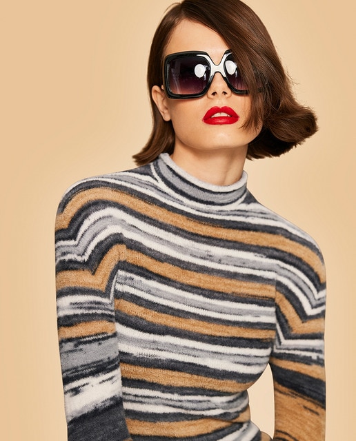 Jersey de mujer hilo multicolor manga larga · Escorpion · El Corte Inglés