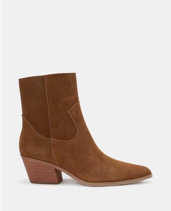Comprar Botín cowboy de serraje de mujer · Unit · Hipercor