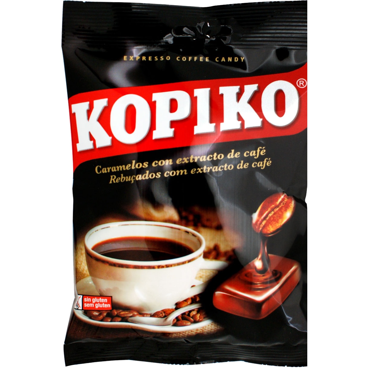 Rebuçados com Extracto de Café sem Glúten embalagem 71 g