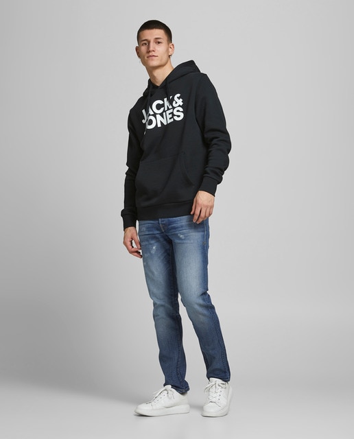 Pack de dos sudaderas de hombre negras con capucha · Jack \u0026 Jones · El  Corte Inglés